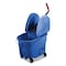 Rubbermaid Commercial 35 qt Mop Bucket and Wringer Combination, Blue, Plastic FG757888BLUE - alternate 1